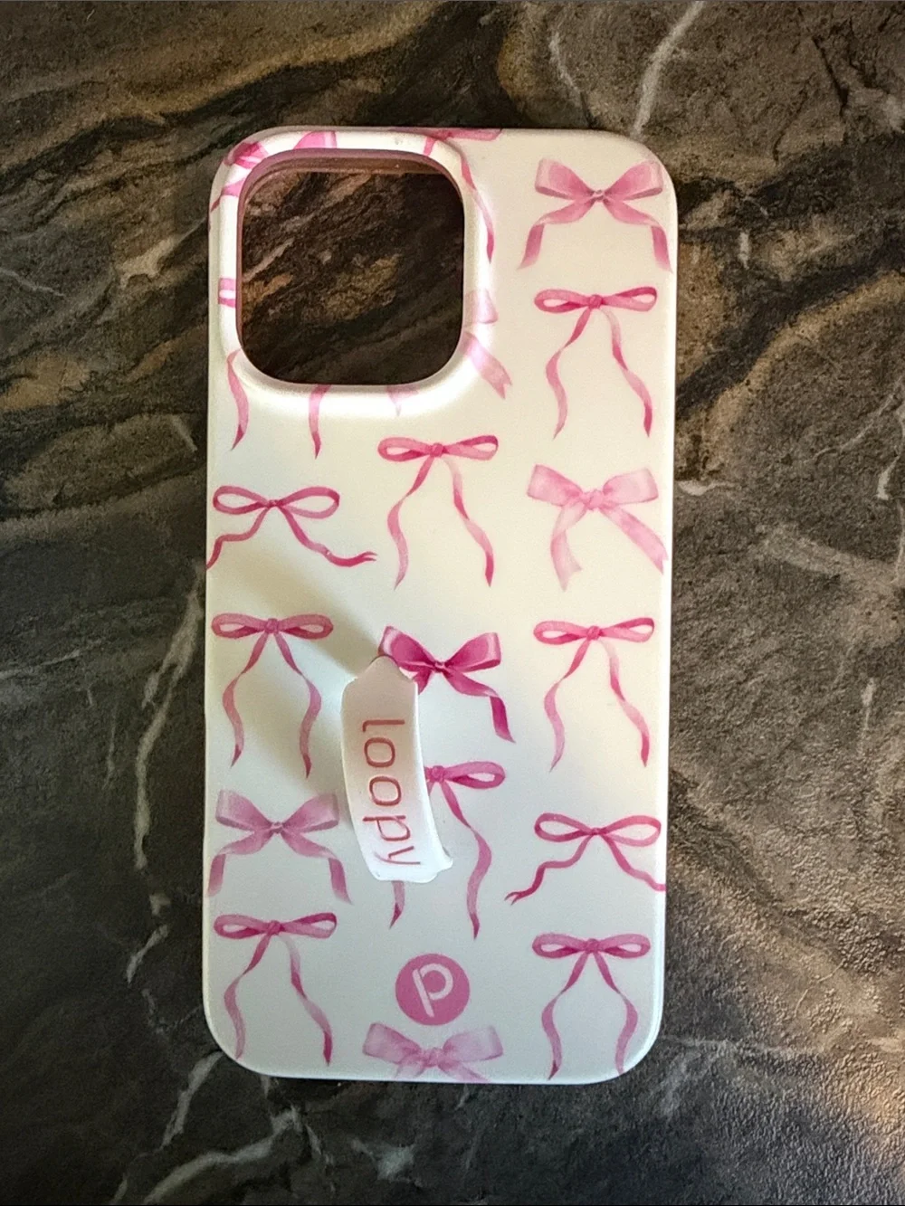Pink Bow loopy case